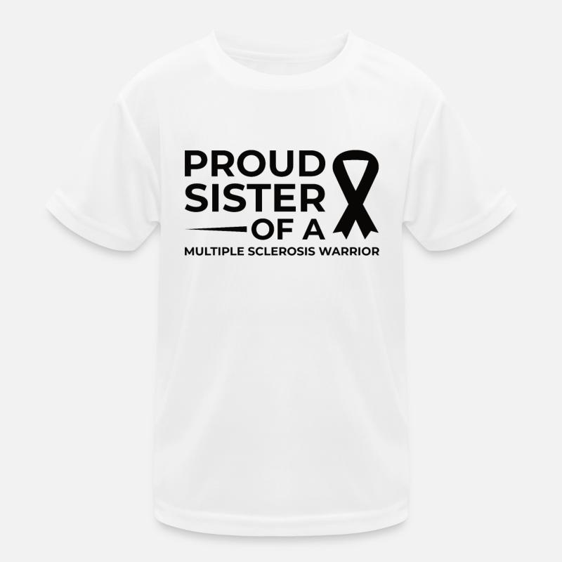 Multiple Sklerose Awareness Schwester Geschwister Kinder Funktions-T-Shirt