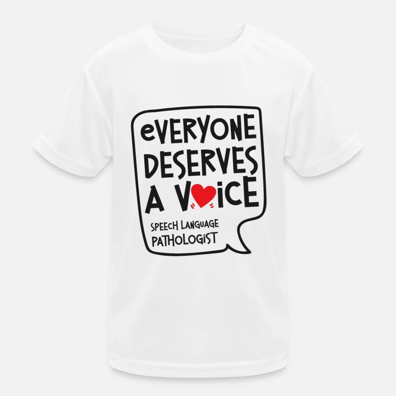 Speech Therapist Therapy Assistant Kinder Funktions-T-Shirt