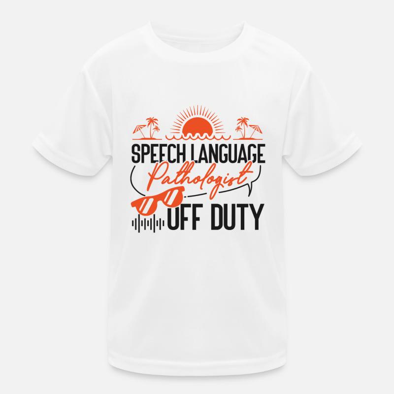 Speech Therapist Therapy Assistant Kinder Funktions-T-Shirt