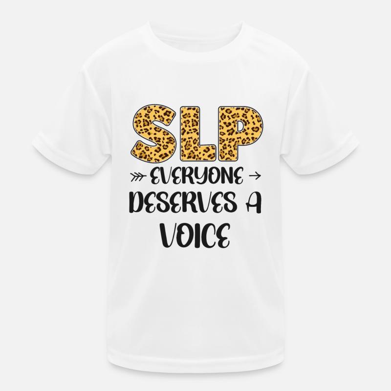 Speech Therapist Therapy Assistant Kinder Funktions-T-Shirt