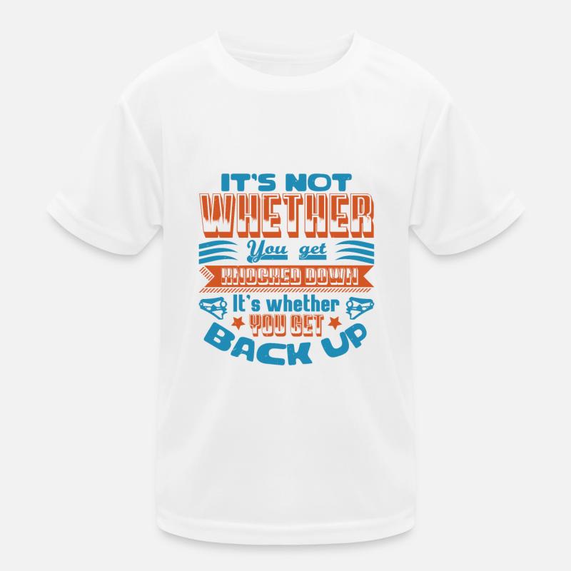 IT IS NOT WHETHER YOU GET IT S WHETHER YOU SET Kids Functional T-Shirt