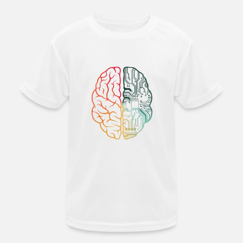 Programmierer Coding - Entwickler Programmieren Gehirn Kinder Funktions-T-Shirt