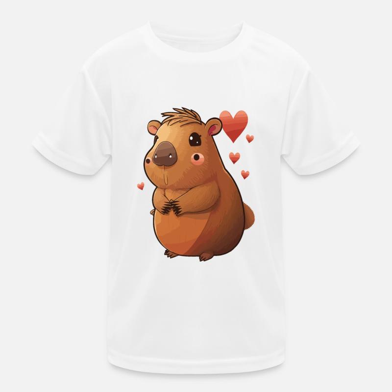 Belle capybara T-shirt sport Enfant