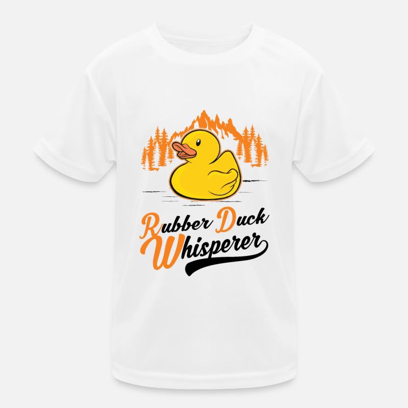Rubber Ducks Whisperer Squeaky Duck Bathing Duck Kids Functional T-Shirt
