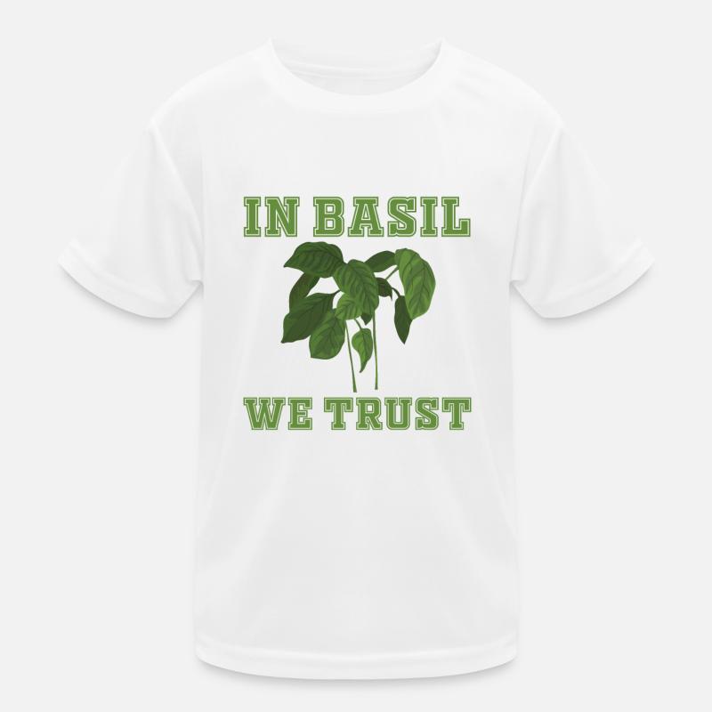We trust in basil Kids Functional T-Shirt
