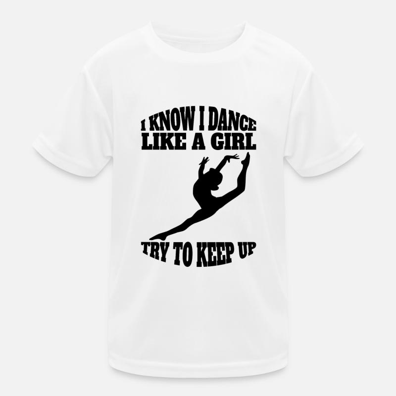 Ballet Dancer Gift Dance Ballerina Dance Class Kids Functional T-Shirt