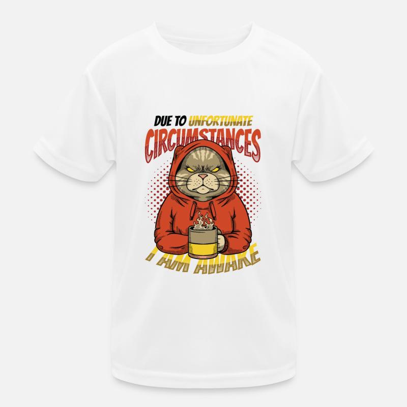 En raison de circonstances malheureuses, je suis en retard T-shirt sport Enfant