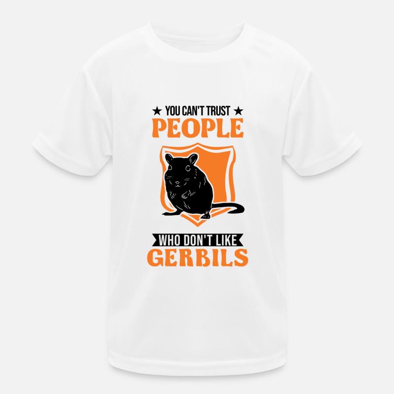 Gerbille Cadeau Rat de course mongol Gerbille T-shirt sport Enfant