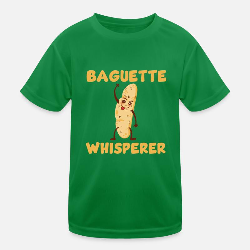 Baguette Flüsterer Kinder Funktions-T-Shirt