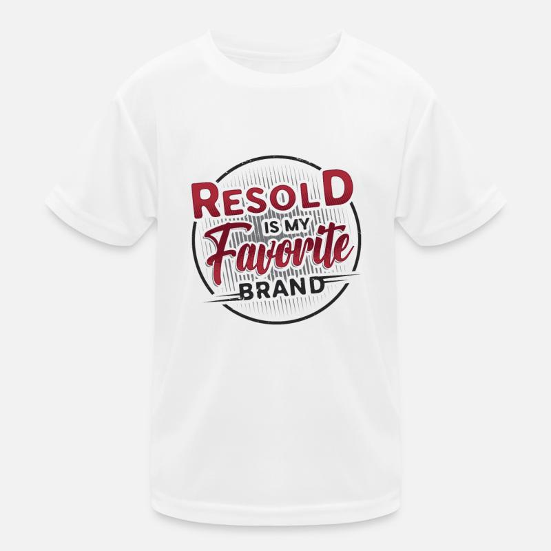Revendu est ma marque préférée, marché aux puces, économe T-shirt sport Enfant