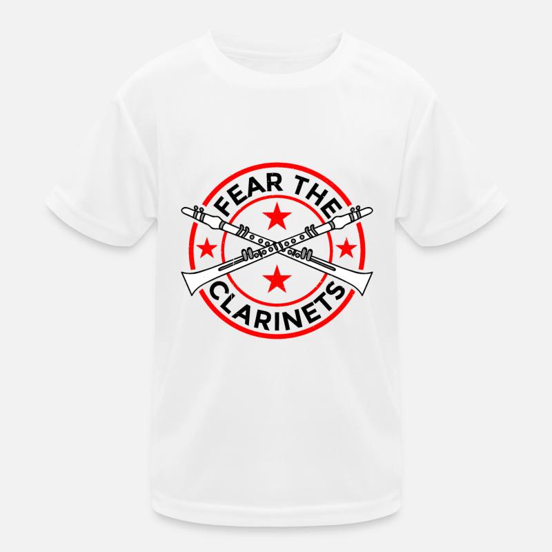 Fear The Clarinets 5 Kinder Funktions-T-Shirt