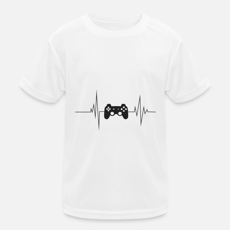 Herzschlag Controller Kinder Funktions-T-Shirt