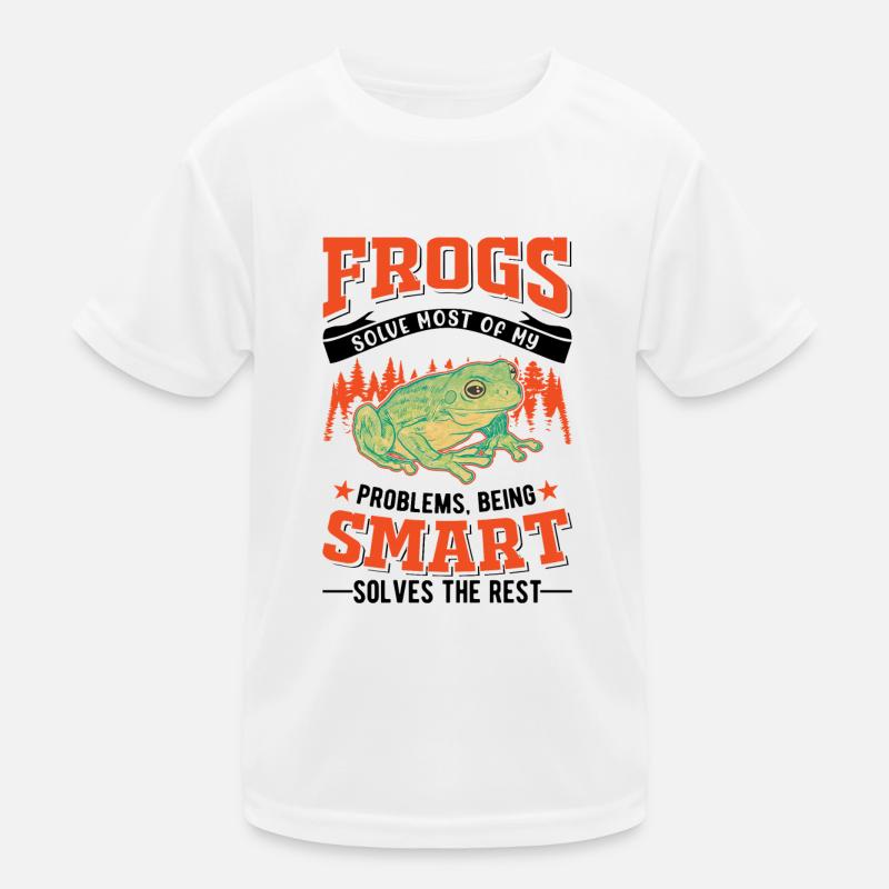 Frog Gift Tree Frog Kids Functional T-Shirt