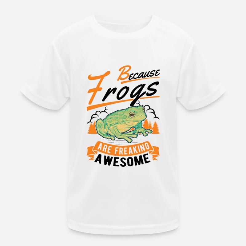 Frog Gift Tree Frog Kids Functional T-Shirt