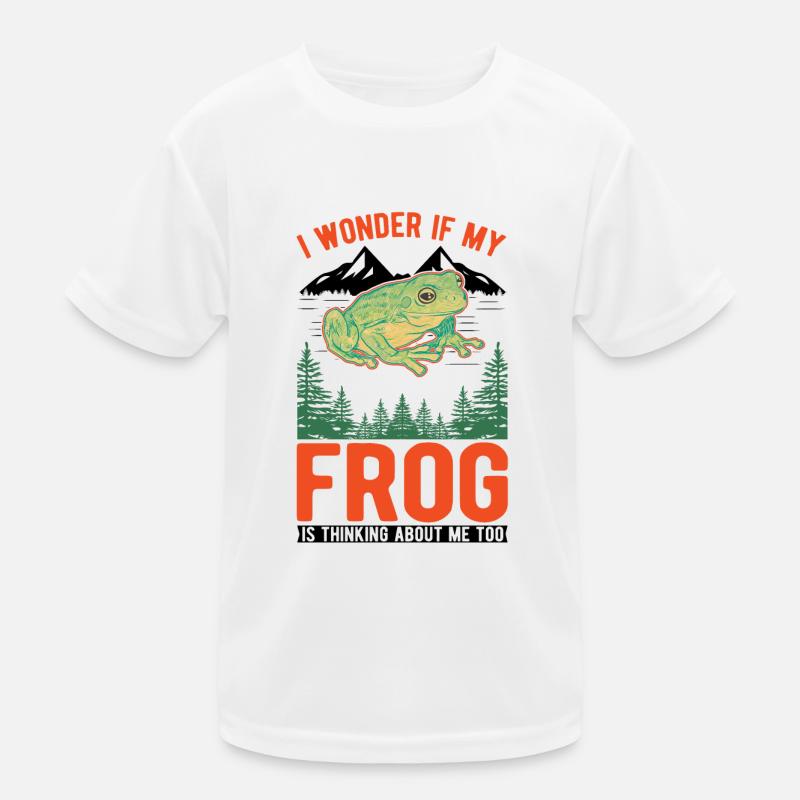 Frosch Geschenk Laubfrosch Kinder Funktions-T-Shirt