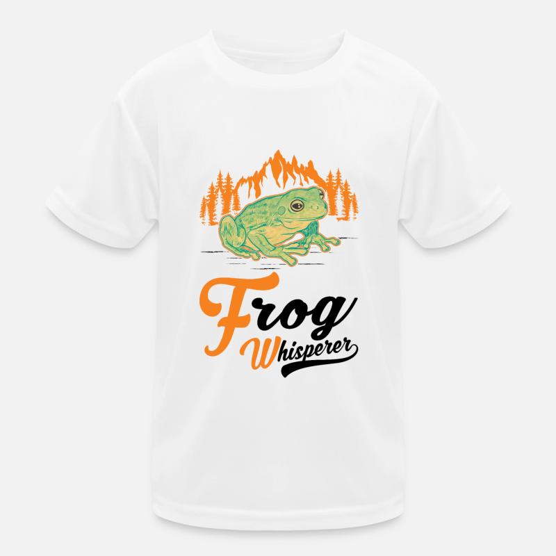 Frosch Flüsterer Geschenk Laubfrosch Kinder Funktions-T-Shirt