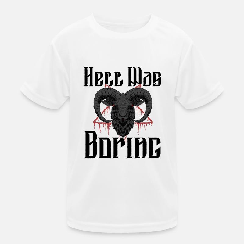 Satan Beelzebub Devil Gothic Pentagram Mystical Kids Functional T-Shirt