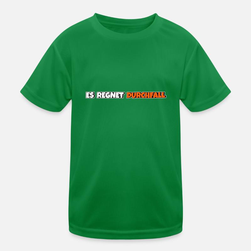 Es regnet Durchfall Kinder Funktions-T-Shirt