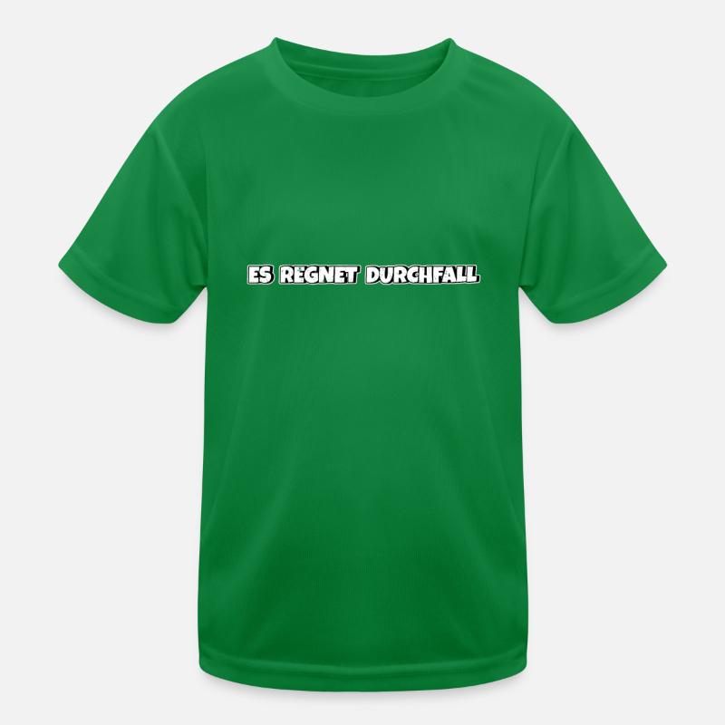 Es regnet Durchfall Kinder Funktions-T-Shirt