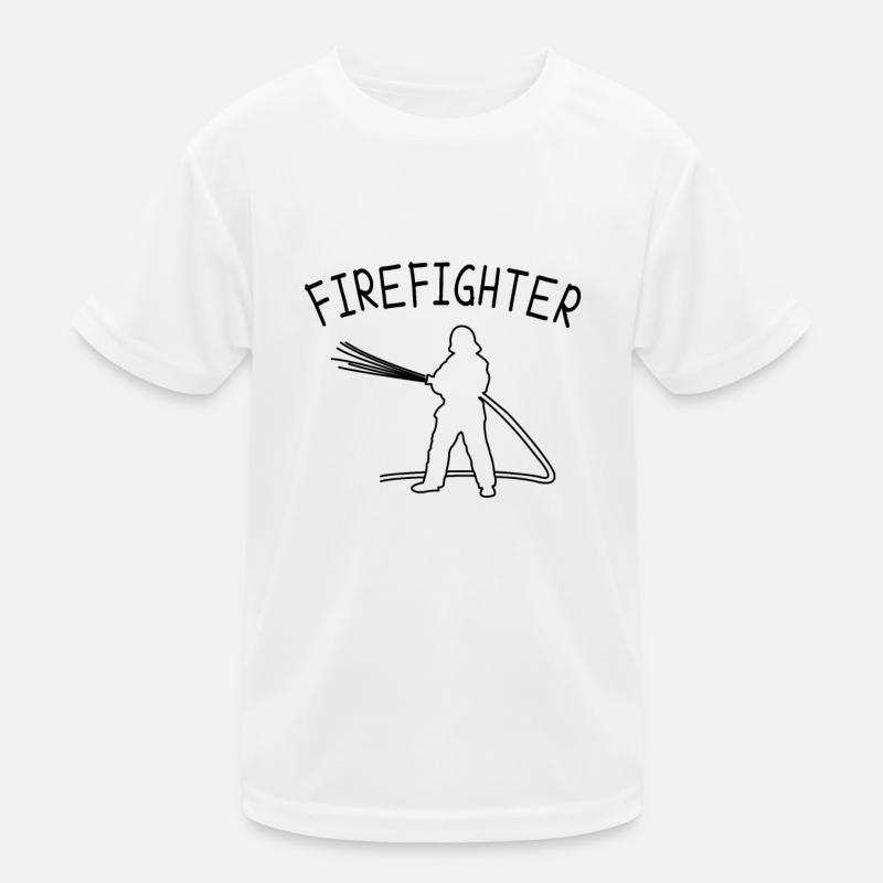 Firefighter Kids Functional T-Shirt