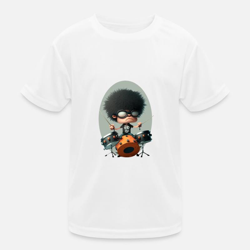 Drummer Boy Kinder Funktions-T-Shirt