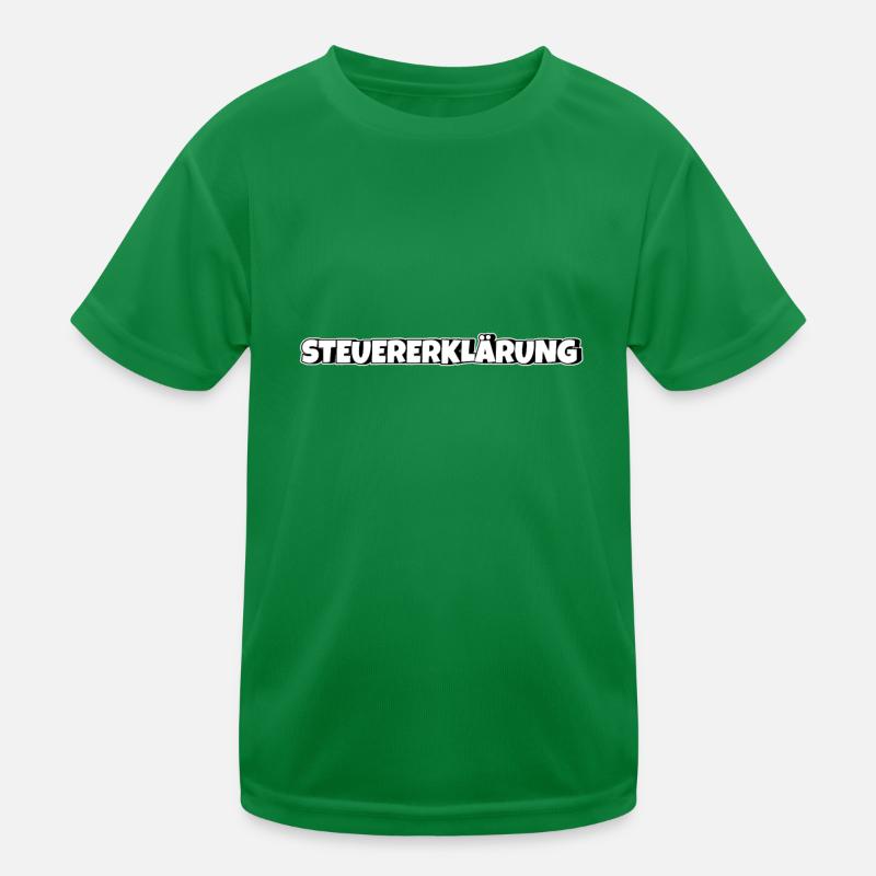 Steuererklärung Kinder Funktions-T-Shirt
