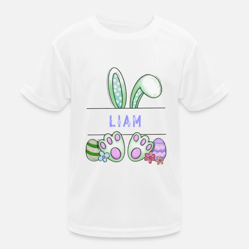 Easter Bunny, rabbit, cute - Liam Kids Functional T-Shirt