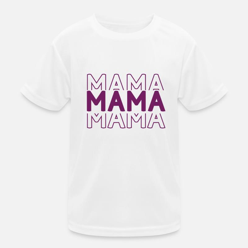 Mama - Einfacher Last Minute Muttertag Kinder Funktions-T-Shirt