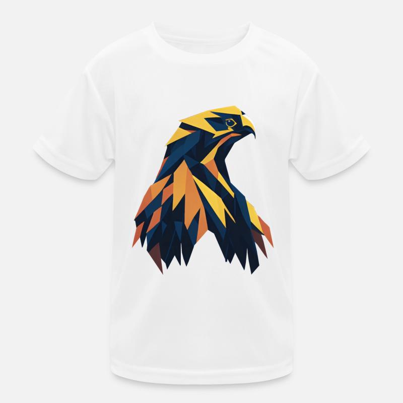 Abstrakter Adler Kinder Funktions-T-Shirt