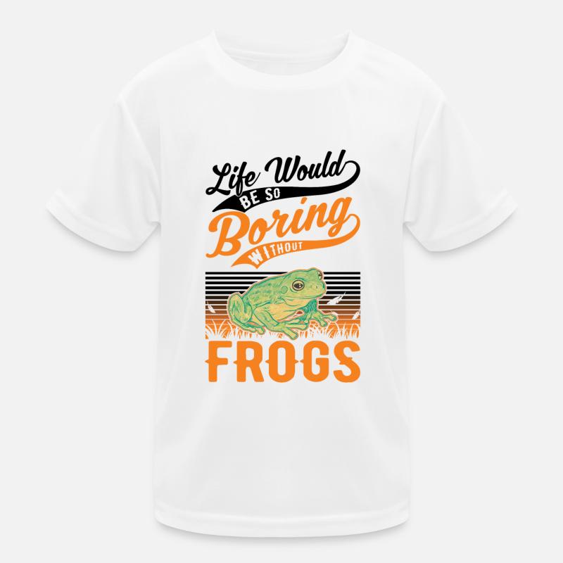 Frog Gift Tree Frog Kids Functional T-Shirt