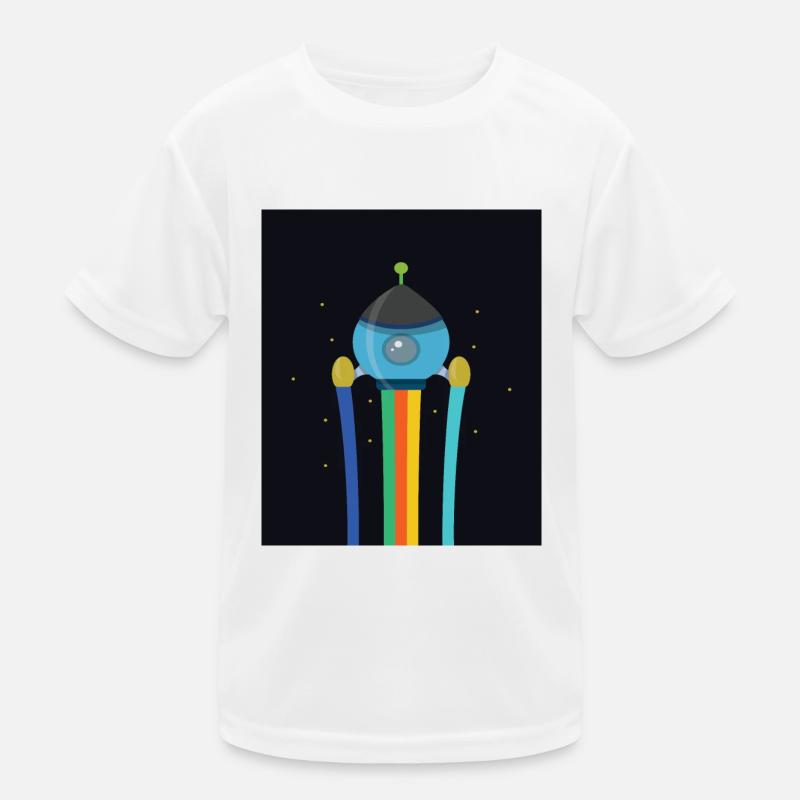 RAUMSCHIFF KINDERDESIGN Kinder Funktions-T-Shirt