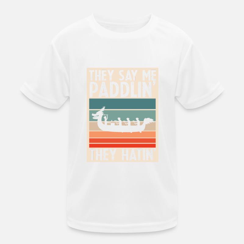 Drachenboot Trainer und Drachenboot Kinder Funktions-T-Shirt