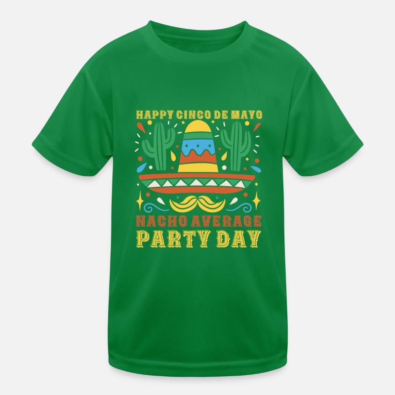 Cinco De Mayo Kids Functional T-Shirt