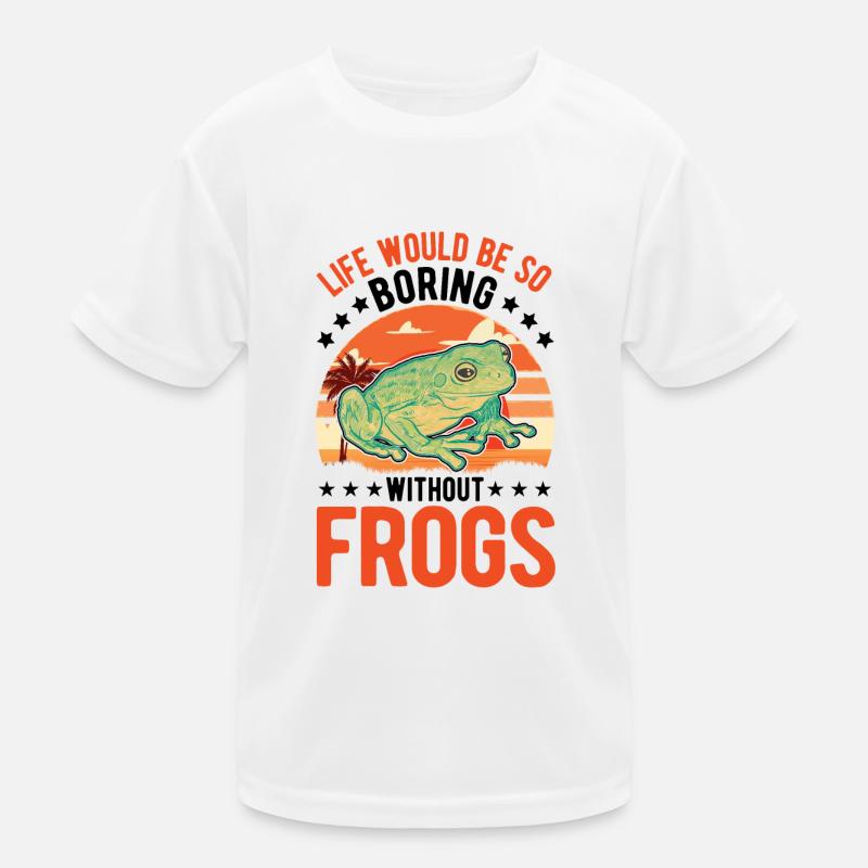 Frosch Geschenk Laubfrosch Kinder Funktions-T-Shirt