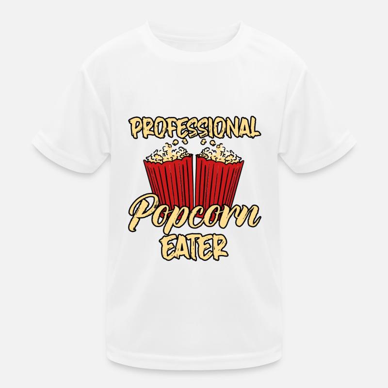 Professional Popcorn Eater 4 Kids Functional T-Shirt