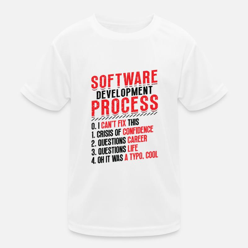 Software-Entwicklungsprozess, Programmierung Kinder Funktions-T-Shirt