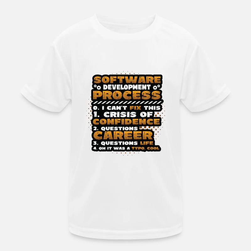 Software-Entwicklungsprozess, Programmierung Kinder Funktions-T-Shirt