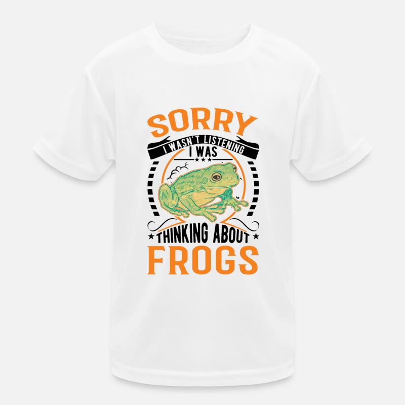 Frosch Geschenk Laubfrosch Kinder Funktions-T-Shirt