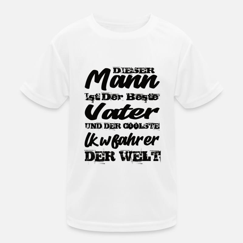 Lkwfahrer Kinder Funktions-T-Shirt