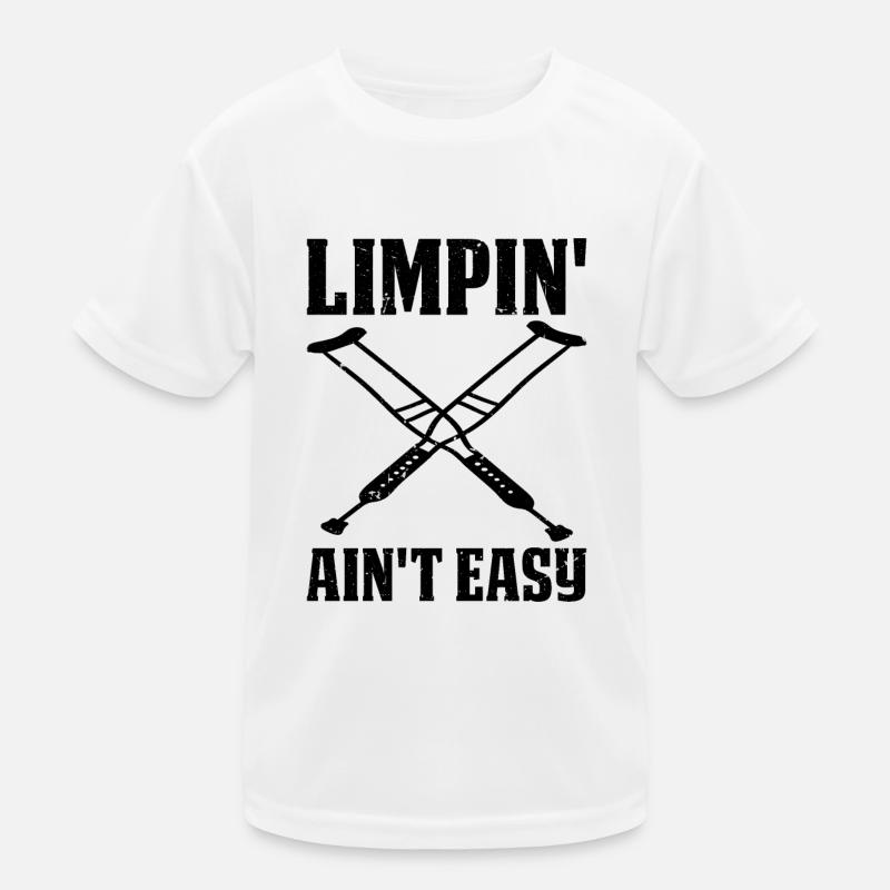 Limpin' Ain't Easy 20 Kids Functional T-Shirt