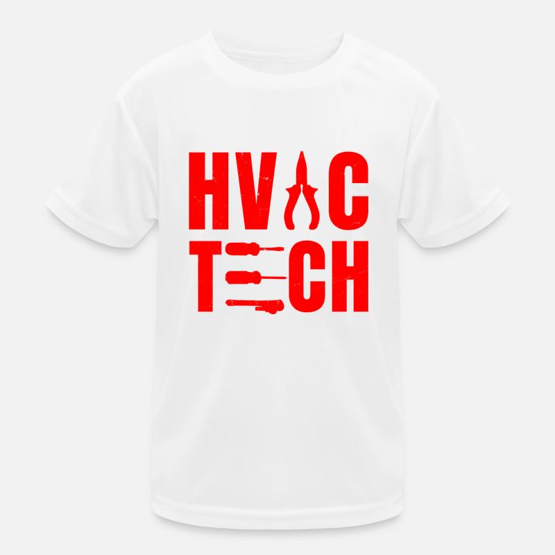 Heizungs-, Lüftungs- Und Klimatechnik Kinder Funktions-T-Shirt