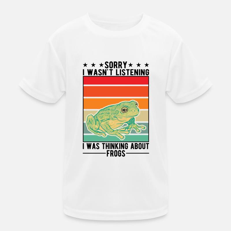 Frog Gift Tree Frog Kids Functional T-Shirt