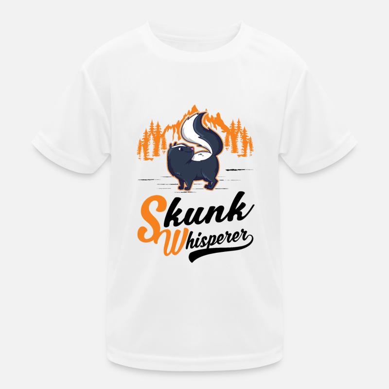 Stinktier Flüsterer Kinder Funktions-T-Shirt