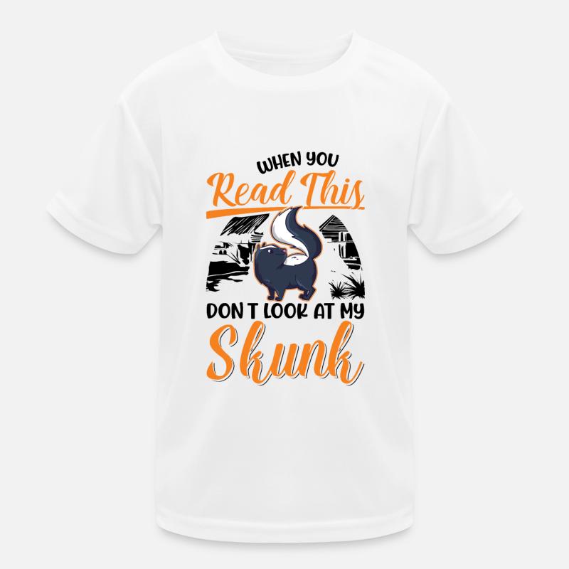 Skunk Lover Kids Functional T-Shirt