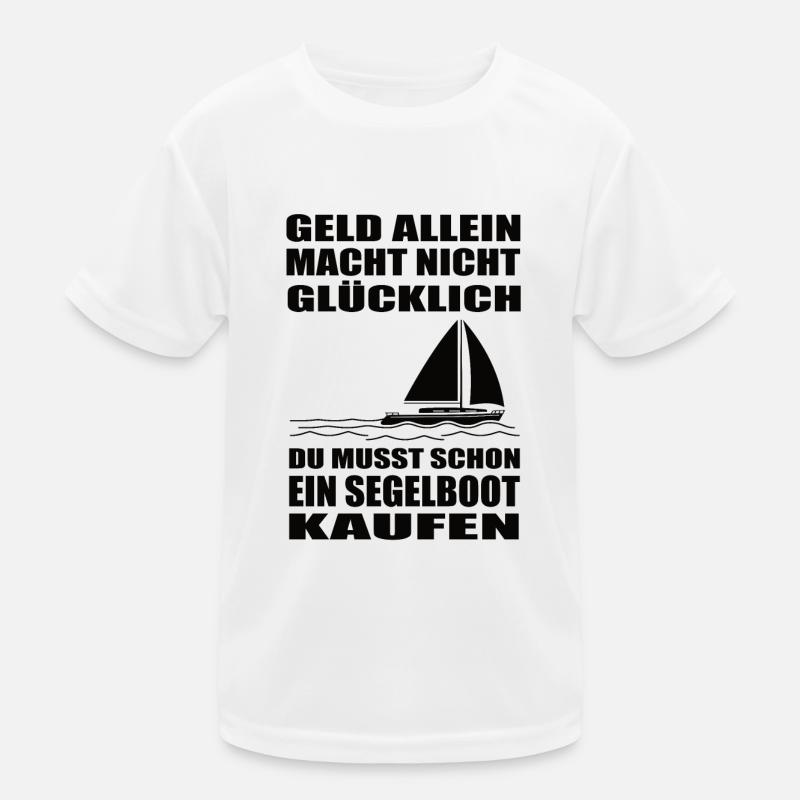 Segelboot Kinder Funktions-T-Shirt