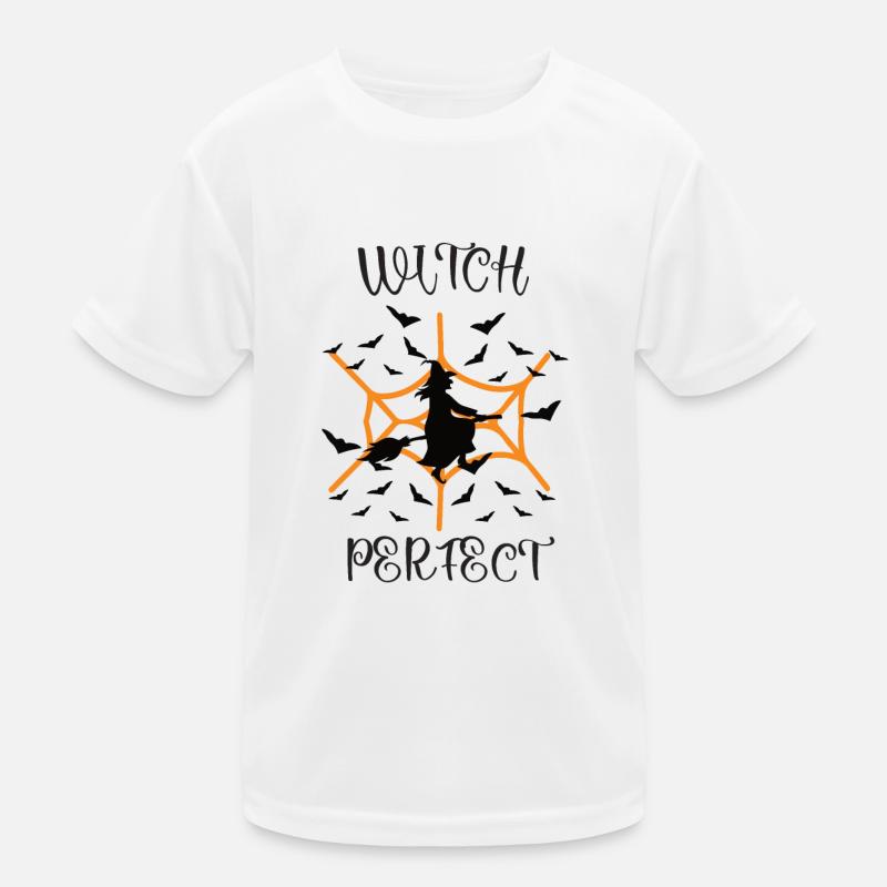 Hexen Geschenk I WITCH PERFECT Kinder Funktions-T-Shirt