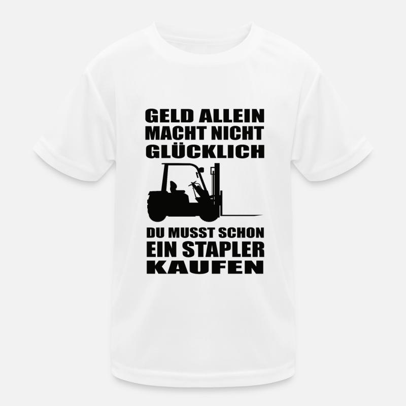 Stapler Kinder Funktions-T-Shirt