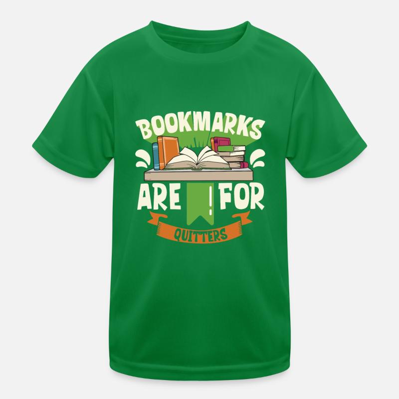Book Reader Reading Literature Bookworm Gift Idea Kids Functional T-Shirt
