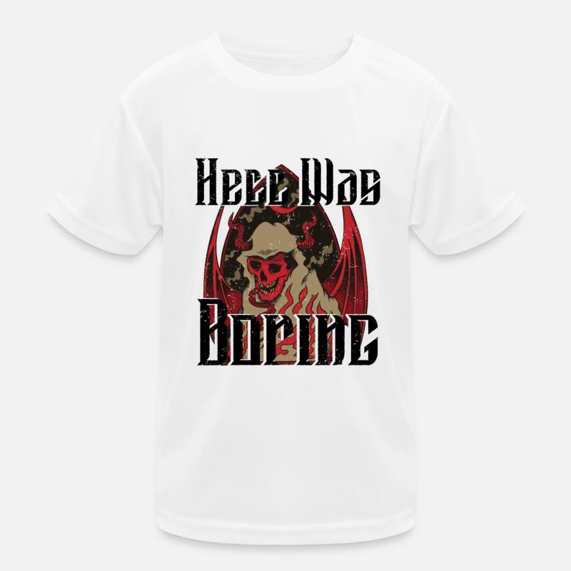 Satan Beelzebub Teufel Gothic Pentagram Mystisch Kinder Funktions-T-Shirt