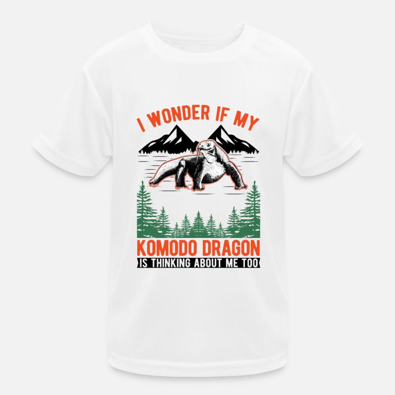 Komodowaran Waran Komododrache Kinder Funktions-T-Shirt